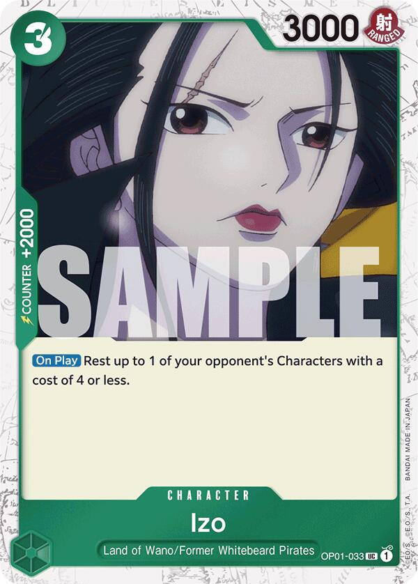 Izo (OP01-033) (Jolly Roger Foil) (OP01-033) [Premium Booster -The Best-]