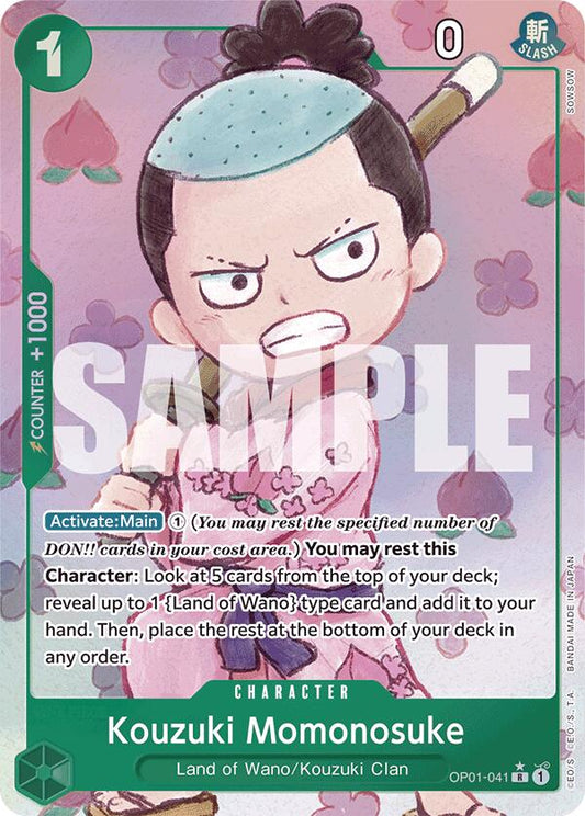 Kouzuki Momonosuke (Alternate Art) (OP01-041) [Premium Booster -The Best-]