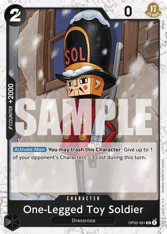 One-Legged Toy Soldier (Jolly Roger Foil) (OP05-081) [Premium Booster -The Best-]