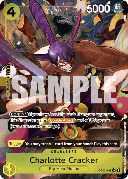 Charlotte Cracker (Alternate Art) (OP03-108) [Premium Booster -The Best-]
