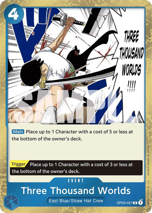 Three Thousand Worlds (Jolly Roger Foil) (OP03-057) [Premium Booster -The Best-]