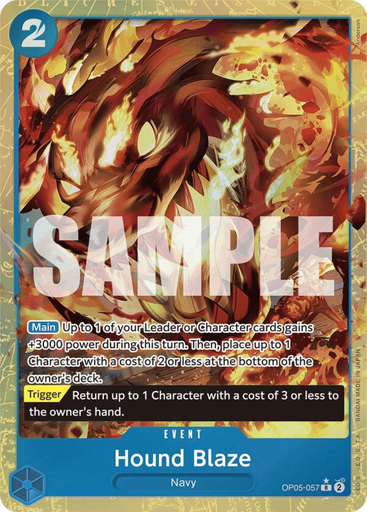 Hound Blaze (Alternate Art) (OP05-057) [Premium Booster -The Best-]