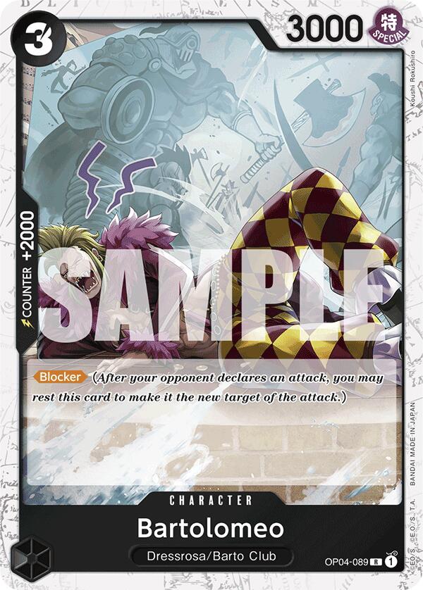 Bartolomeo (OP04-089) (Jolly Roger Foil) (OP04-089) [Premium Booster -The Best-]