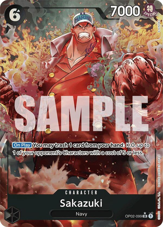 Sakazuki (Alternate Art) (OP02-099) [Premium Booster -The Best-]