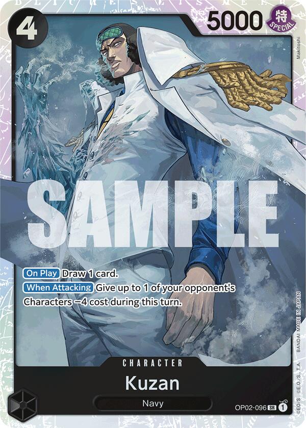 Kuzan (OP02-096) (Reprint) (OP02-096) [Premium Booster -The Best-]