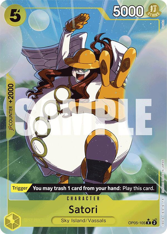 Satori (Alternate Art) (OP05-105) [Premium Booster -The Best-]