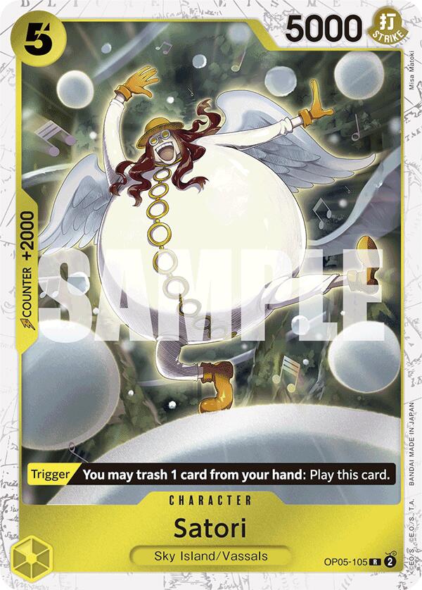 Satori (Jolly Roger Foil) (OP05-105) [Premium Booster -The Best-]