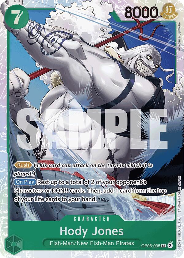 Hody Jones (Alternate Art) (6035) [Premium Booster]