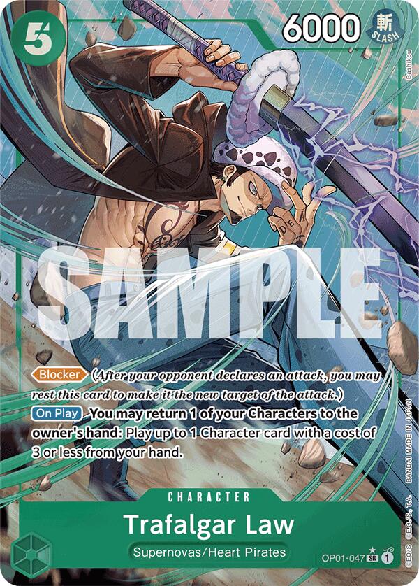 Trafalgar Law (OP01-047) (Alternate Art) (OP01-047) [Premium Booster -The Best-]