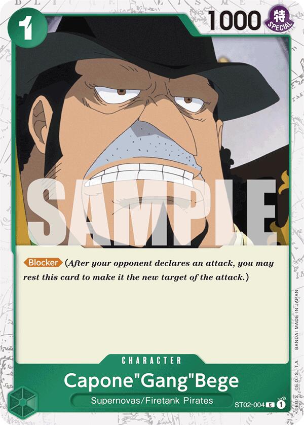 Capone"Gang"Bege (ST02-004) (Jolly Roger Foil) (ST02-004) [Premium Booster -The Best-]