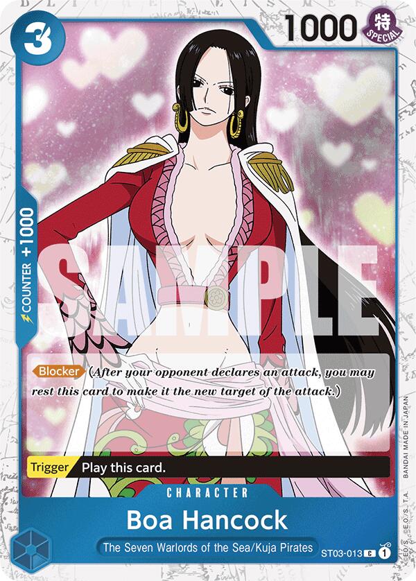Boa Hancock (ST03-013) (Jolly Roger Foil) (ST03-013) [Premium Booster -The Best-]