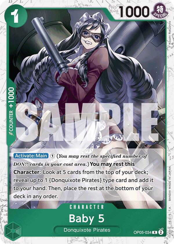 Baby 5 (OP05-034) (Jolly Roger Foil) (OP05-034) [Premium Booster -The Best-]