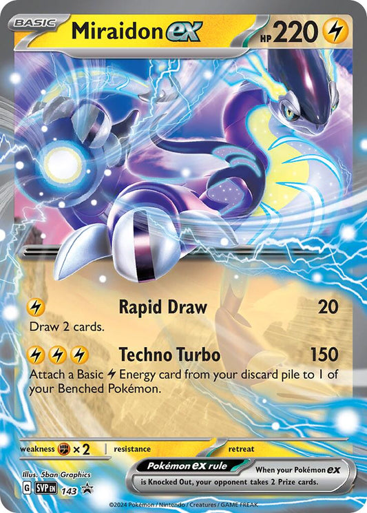 Miraidon ex - 143 (143) [SV: Scarlet & Violet Promo Cards]