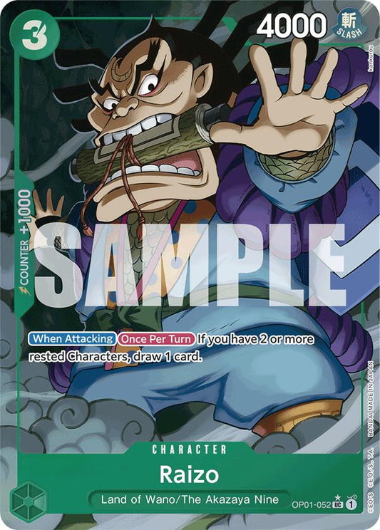 Raizo (Full Art) (OP01-052) [Premium Booster -The Best-]