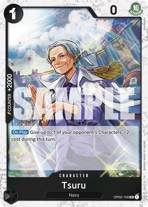 Tsuru (Jolly Roger Foil) (OP02-106) [Premium Booster -The Best-]