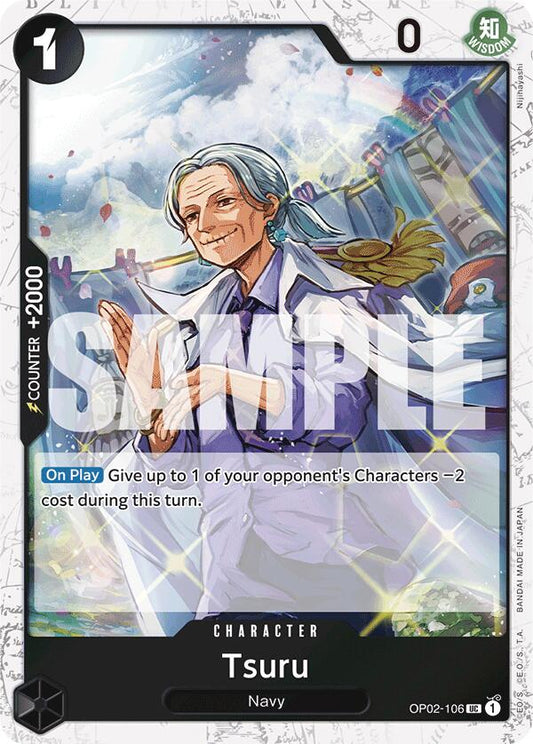 Tsuru (Jolly Roger Foil) (OP02-106) [Premium Booster -The Best-]