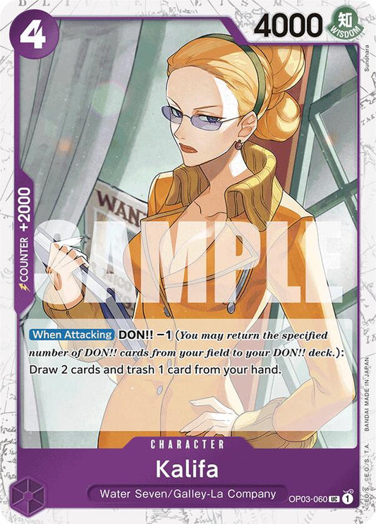 Kalifa (Jolly Roger Foil) (OP03-060) [Premium Booster -The Best-]