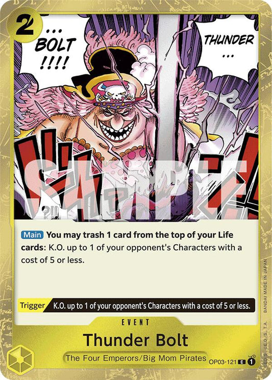 Thunder Bolt (Jolly Roger Foil) (OP03-121) [Premium Booster -The Best-]