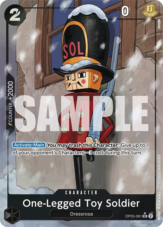 One-Legged Toy Soldier (Full Art) (OP05-081) [Premium Booster -The Best-]