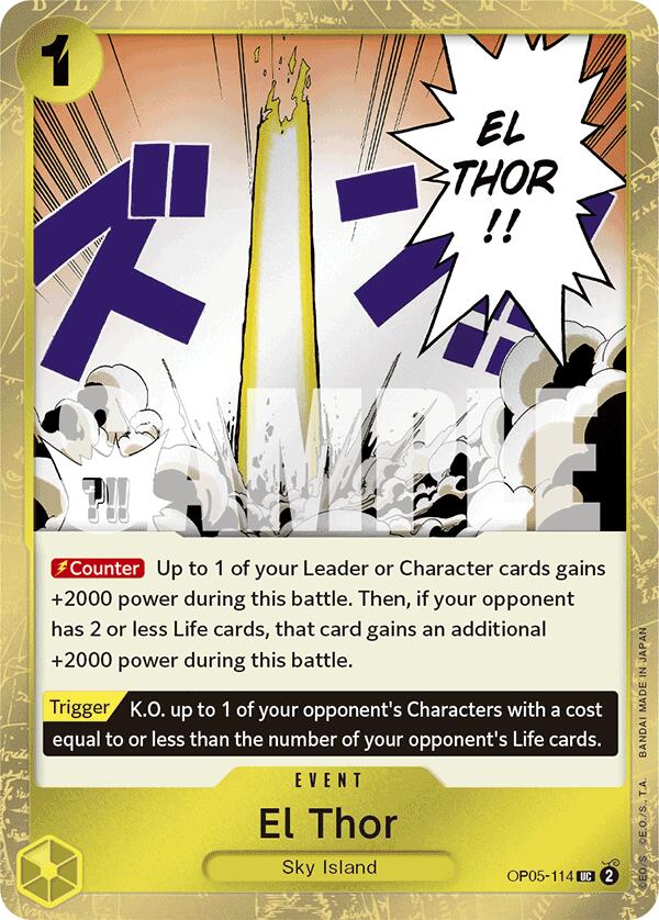 El Thor (Jolly Roger Foil) (OP05-114) [Premium Booster -The Best-]