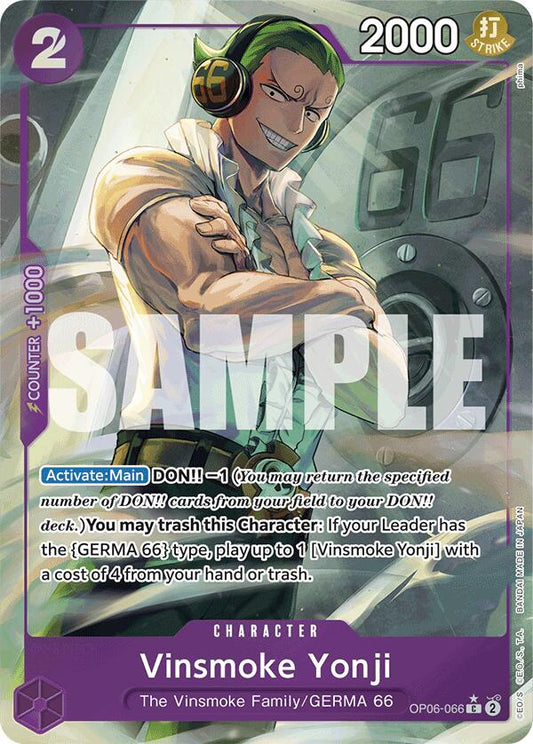 Vinsmoke Yonji (OP06-066) (Full Art) (OP06-066) [Premium Booster -The Best-]