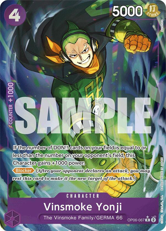 Vinsmoke Yonji (OP06-067) (Full Art) (OP06-067) [Premium Booster -The Best-]