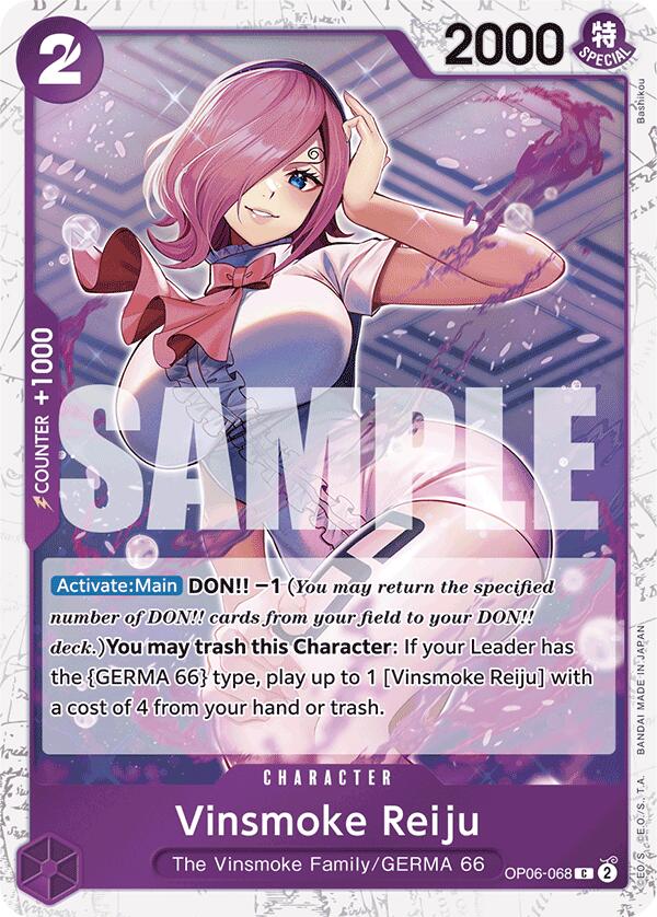 Vinsmoke Reiju (OP06-068) (Jolly Roger Foil) (OP06-068) [Premium Booster -The Best-]