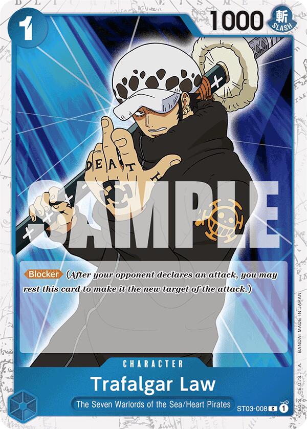 Trafalgar Law (ST03-008) (Jolly Roger Foil) (ST03-008) [Premium Booster -The Best-]
