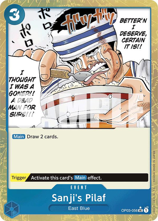 Sanji's Pilaf (Textured Foil) (OP03-056) [Premium Booster -The Best-]