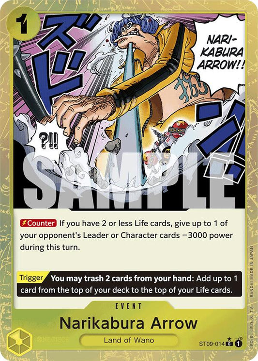 Narikabura Arrow (Textured Foil) (ST09-014) [Premium Booster -The Best-]