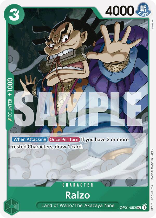 Raizo (Reprint) (OP01-052) [Premium Booster -The Best-]