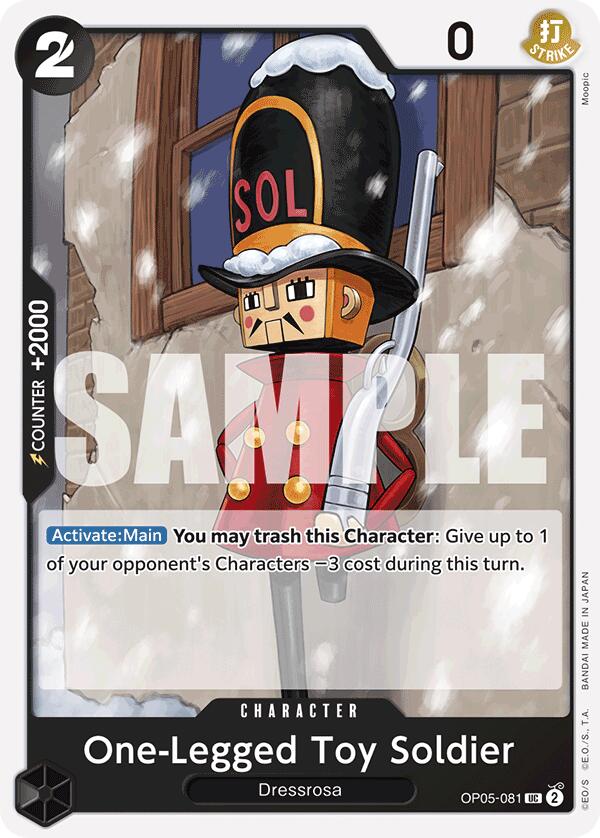 One-Legged Toy Soldier (Reprint) (OP05-081) [Premium Booster -The Best-]