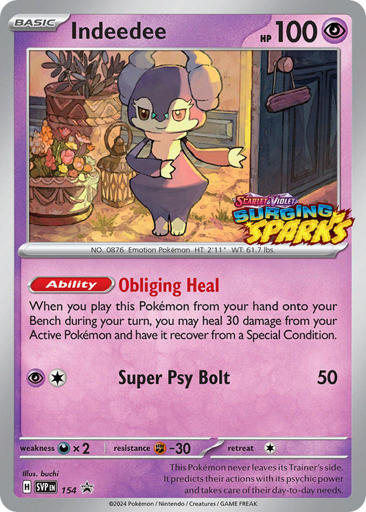 Indeedee - 154 (154) [SV: Scarlet & Violet Promo Cards]