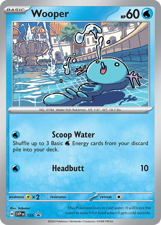 Wooper - 155 (155) [SV: Scarlet & Violet Promo Cards]