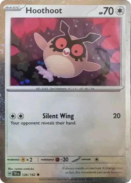 Hoothoot - 126 (Cosmos Holo) (126/162) [Miscellaneous Cards & Products]