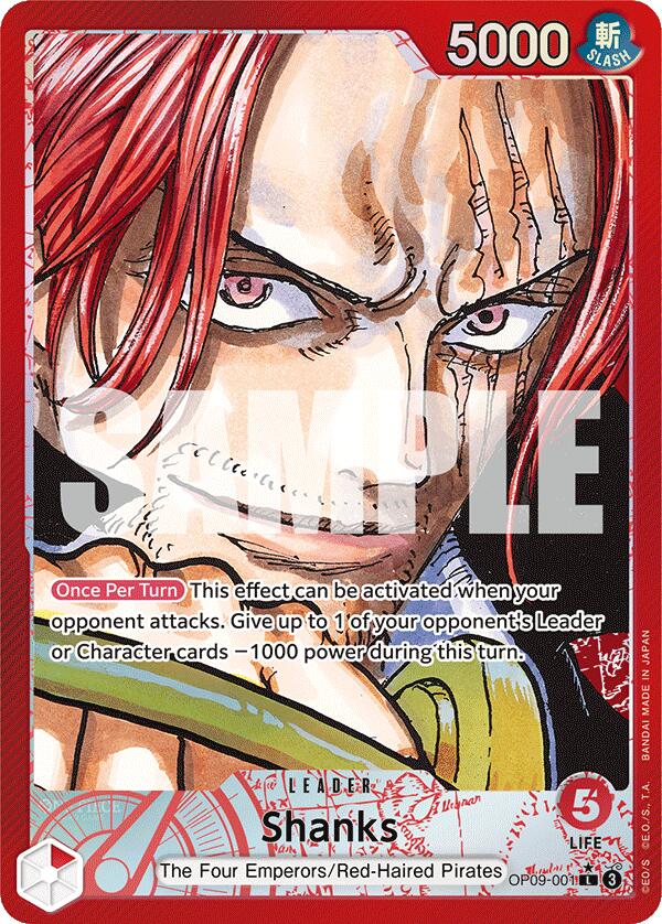 Shanks (001) (Parallel) (OP09-001) [Emperors in the New World]