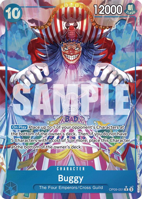 Buggy (051) (Alternate Art) (OP09-051) [Emperors in the New World]