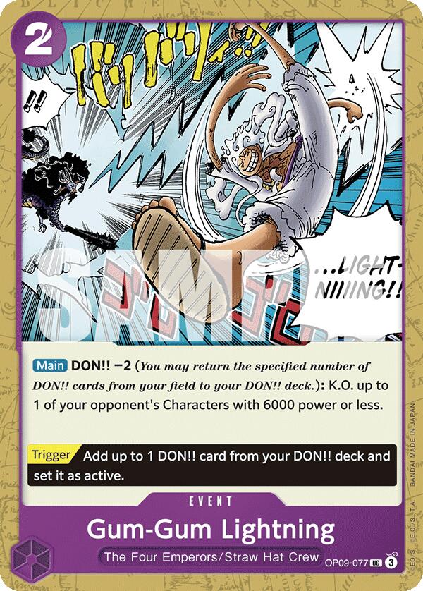 Gum-Gum Lightning (OP09-077) [Emperors in the New World]