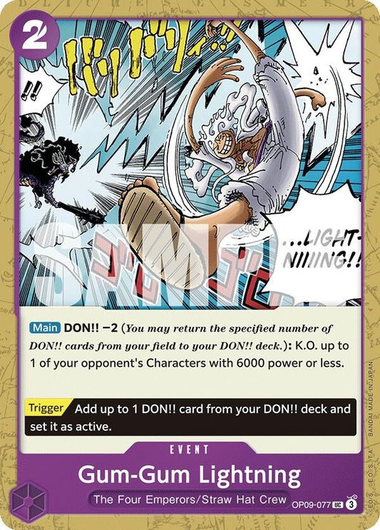 Gum-Gum Lightning (OP09-077) [Emperors in the New World]
