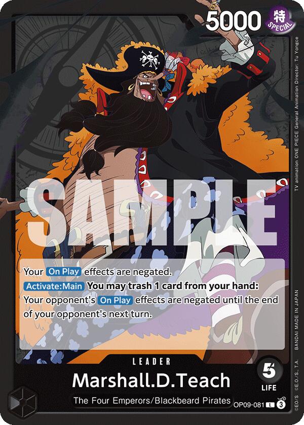 Marshall.D.Teach (OP09-081) [Emperors in the New World]