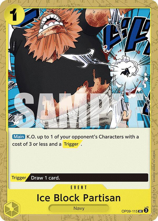 Ice Block Partisan (OP09-115) [Emperors in the New World]