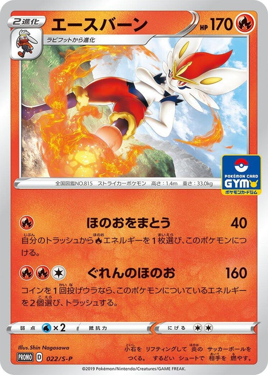 Image for Cinderace - 022/S-P (022/S-P) (S-P: Sword & Shield Promos) (S-P) - Pokemon Japan