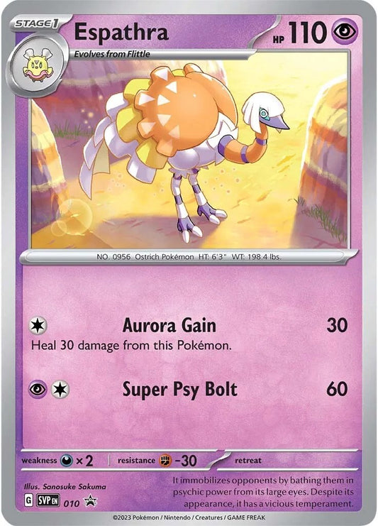 Espathra - 010 (010) [SV: Scarlet & Violet Promo Cards]