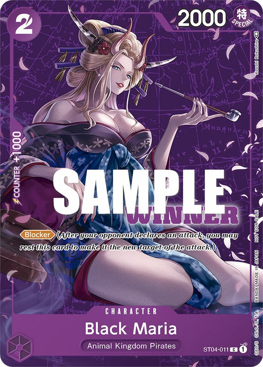 Black Maria (Tournament Pack Vol. 2) (ST04-011) [One Piece Promotion Cards]