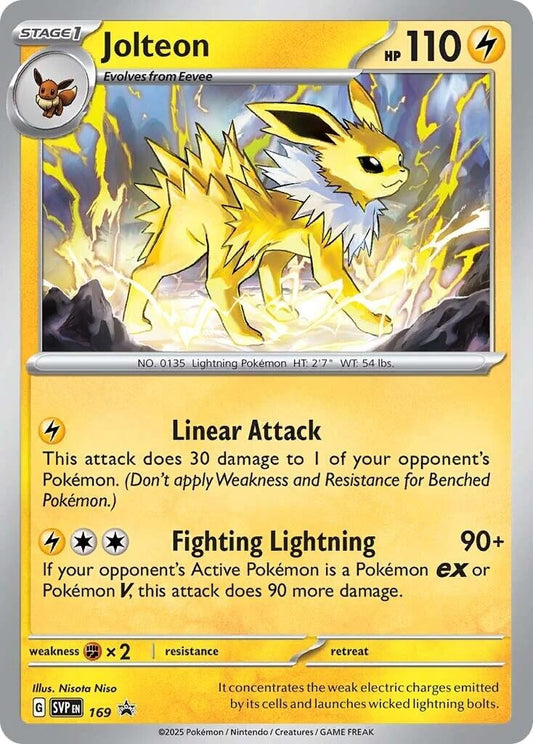 Jolteon - 169 (169) [SV: Scarlet & Violet Promo Cards]