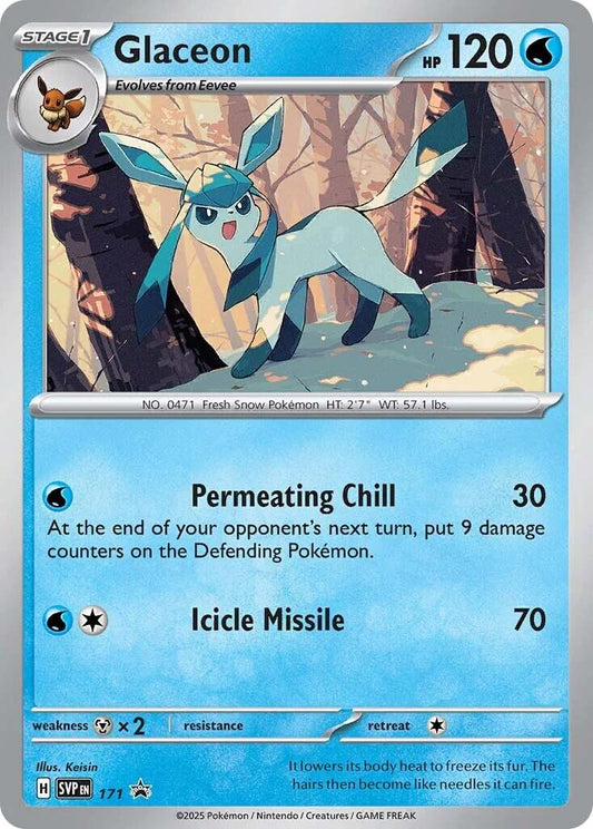 Glaceon - 171 (Cosmos Holo) (171) [SV: Scarlet & Violet Promo Cards]
