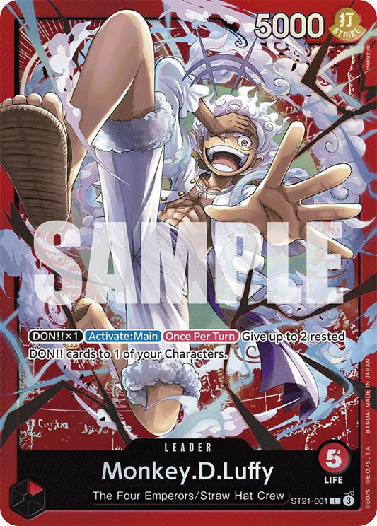 Monkey.D.Luffy (ST21-001) [Starter Deck EX: Gear 5]