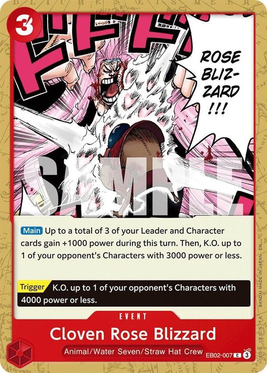 Cloven Rose Blizzard (EB02-007) [Extra Booster: Anime 25th Collection]