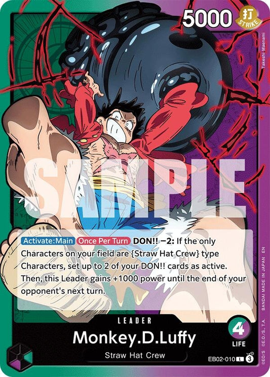 Monkey.D.Luffy (EB02-010) [Extra Booster: Anime 25th Collection]