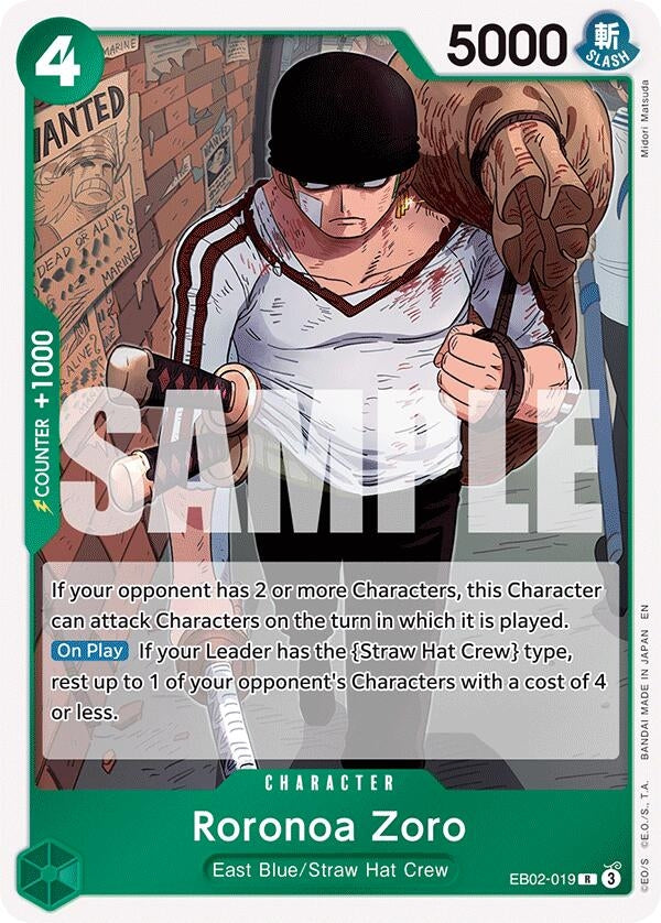 Roronoa Zoro (EB02-019) [Extra Booster: Anime 25th Collection]